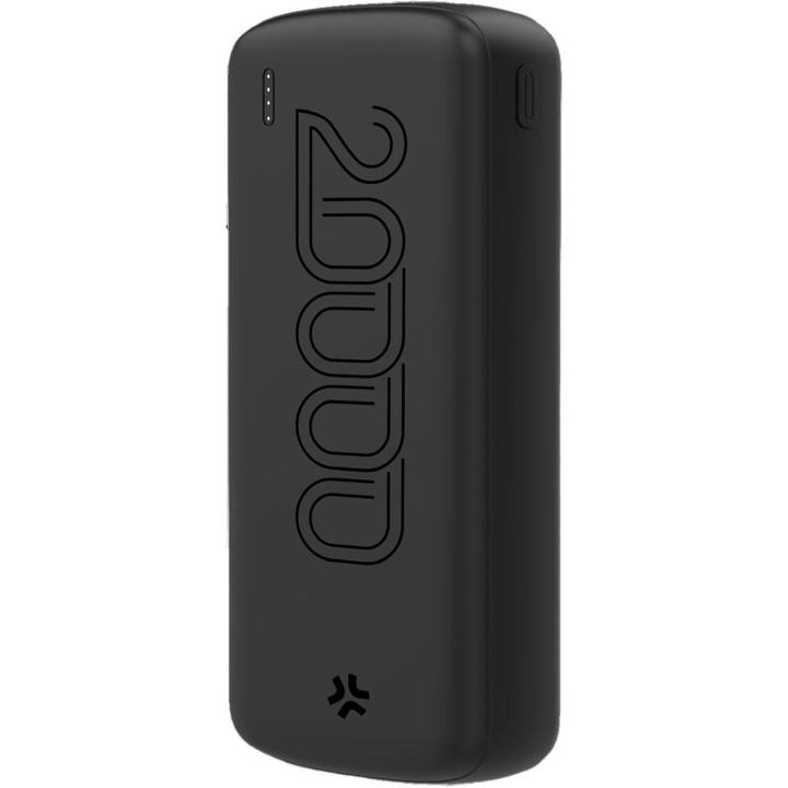 Celly PowerBank 20.000 mAh 10,5W Svart i gruppen SMARTPHONE & SURFPLATTOR / Laddare & Kablar / Powerbanks hos TP E-commerce Nordic AB (C61400)