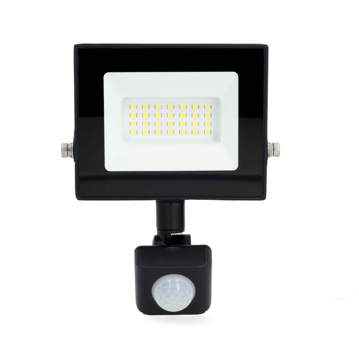 Nedis LED Strålkastare | 4000 K | Angivet ljusflöde: 1620 lm | IP44 | 1.00 m | Energiklass: F | 220 - 240 V AC 50/60 Hz | 20 W i gruppen HEM, HUSHÅLL & TRÄDGÅRD / El & Belysning / Utomhusbelysning / LED-strålkastare hos TP E-commerce Nordic AB (C61437)