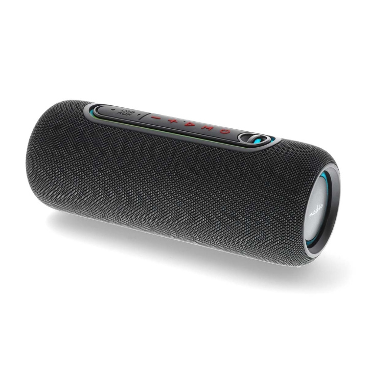 Nedis Bluetooth® Högtalare | Maximal batteritid: 4 timmar | Handhållen design | 30 W | Stereo | Inbygd mikrofon | X5 | Synkroniseringsbar | Svart i gruppen HEMELEKTRONIK / Ljud & Bild / Högtalare & Tillbehör / Bluetooth-högtalare / Bärbara högtalare hos TP E-commerce Nordic AB (C61438)