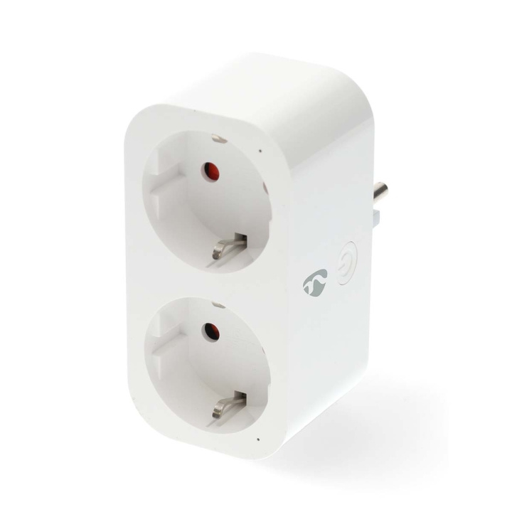 Nedis SmartLife Smart Plug | Wi-Fi | IP21 | Strömmätare | 3680 W | Type F (CEE 7/7) | 0 - 55 °C | Android™ / IOS | 2-vägs | Vit | 1 st i gruppen HEM, HUSHÅLL & TRÄDGÅRD / Smarta hem / Smart plugs hos TP E-commerce Nordic AB (C61440)
