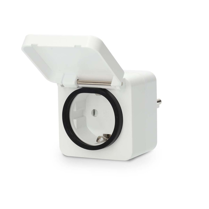 Nedis SmartLife Smart Plug | Zigbee 3.0 | IP44 | Strömmätare | 3680 W | Type F (CEE 7/7) | -25 - 55 °C | Android™ / IOS | Vit | 1 st i gruppen HEM, HUSHÅLL & TRÄDGÅRD / Smarta hem / Smart plugs hos TP E-commerce Nordic AB (C61443)
