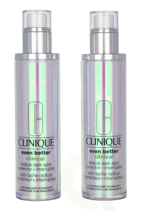Clinique Even Better Clinical Radical Dark Spot 200 ml Corrector + Interrupter/2x100ml i gruppen SKÖNHET & HÄLSA / Hudvård / Ansiktsvård / Dagkräm hos TP E-commerce Nordic AB (C61462)