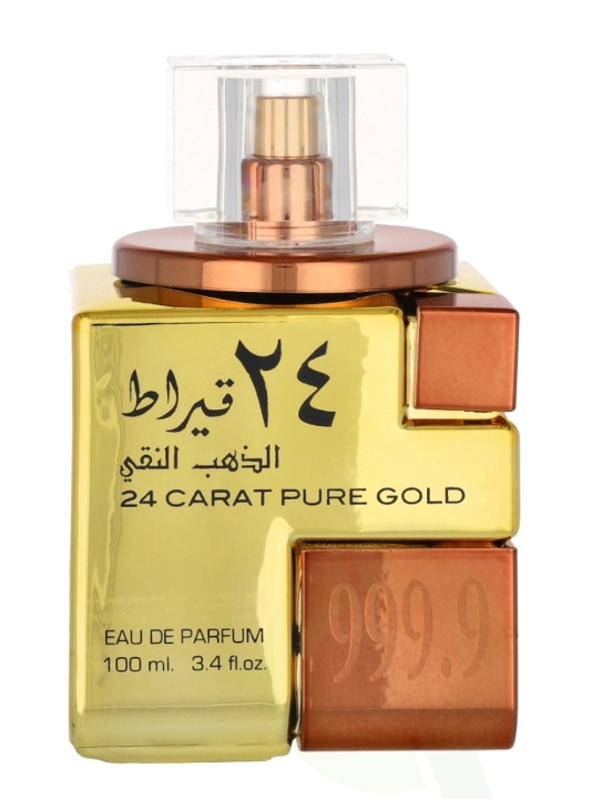 Lattafa 24 Carat Pure Gold Edp Spray 100 ml i gruppen SKÖNHET & HÄLSA / Doft & Parfym / Parfym / Unisex hos TP E-commerce Nordic AB (C61474)