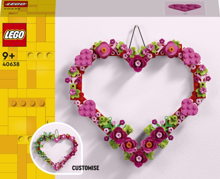 LEGO Iconic 40638 - Hjärtprydnad i gruppen LEKSAKER, BARN- & BABYPRODUKTER / Leksaker / Byggleksaker / Lego hos TP E-commerce Nordic AB (C61565)