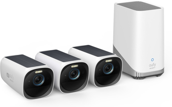 Anker eufyCam 3 övervakningssystem med tre kameror, 4K-upplösning i gruppen HEM, HUSHÅLL & TRÄDGÅRD / Larm & Säkerhet / Övervakningskameror / Digitalt (Nätverk) / Utomhuskameror hos TP E-commerce Nordic AB (C61620)