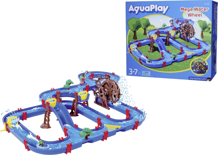 AquaPlay Mega Water Wheel vattenlekplats i gruppen LEKSAKER, BARN- & BABYPRODUKTER / Uteleksaker / Badleksaker & Vattenleksaker hos TP E-commerce Nordic AB (C61651)