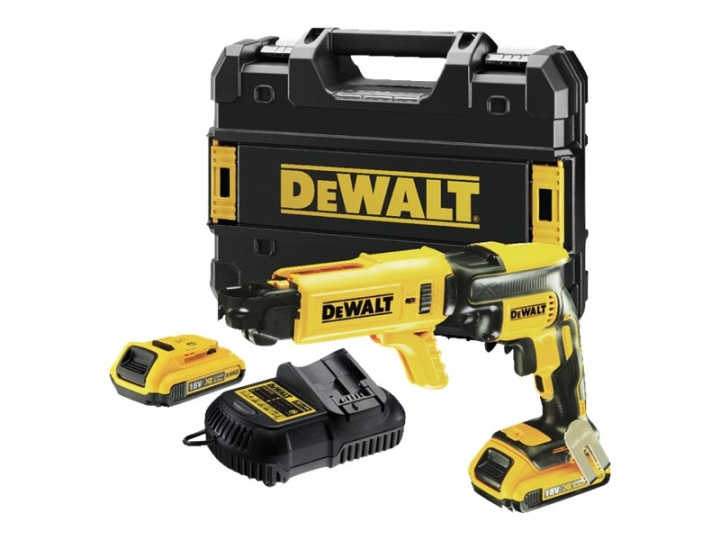 DeWALT DCF620D2K-QW Gipsskruvmejsel Med batteri 2 batterier ingår 1/4 insexhylsa i gruppen HEM, HUSHÅLL & TRÄDGÅRD / Verktyg / Skruvdragare hos TP E-commerce Nordic AB (C61704)