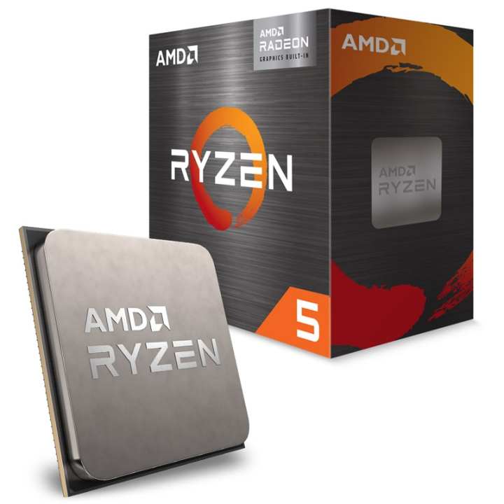AMD CPU Ryzen 5 5600G 3,9 GHz 6 kärnor AM4 (PIB - med kylare) i gruppen DATORER & KRINGUTRUSTNING / Datorkomponenter / Processorer hos TP E-commerce Nordic AB (C61718)