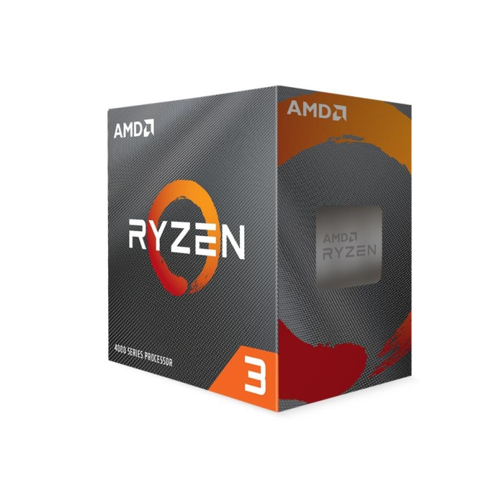 AMD CPU Ryzen 3 4100 3,8 GHz Quad-Core AM4 (PIB - med kylare) i gruppen DATORER & KRINGUTRUSTNING / Datorkomponenter / Processorer hos TP E-commerce Nordic AB (C61720)