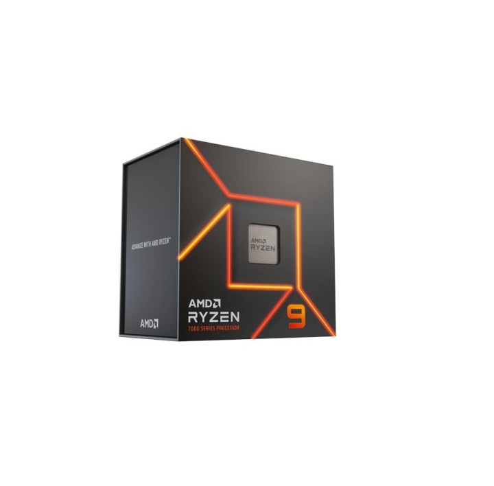 AMD CPU Ryzen 9 7900 3,7 GHz 12-kärnig AM5 (PIB - med kylare) i gruppen DATORER & KRINGUTRUSTNING / Datorkomponenter / Processorer hos TP E-commerce Nordic AB (C61752)