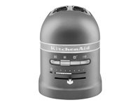 KitchenAid Artisan 5KMT2204EGR Brödrost 1250W Imperial Grey i gruppen HEM, HUSHÅLL & TRÄDGÅRD / Hushållsmaskiner / Brödrostar & Bordsgrillar / Brödrostar hos TP E-commerce Nordic AB (C61754)