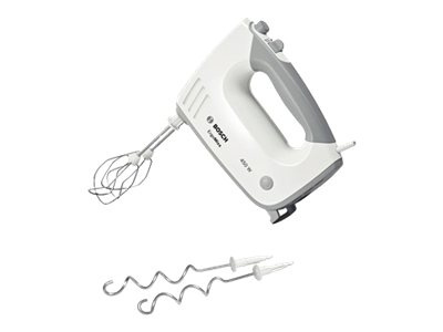 Bosch MFQ36400 Handmixer Turbofunktion Vit/grå i gruppen HEM, HUSHÅLL & TRÄDGÅRD / Hushållsmaskiner / Matberedare & Köksassistenter / Mixer & Blender hos TP E-commerce Nordic AB (C61989)