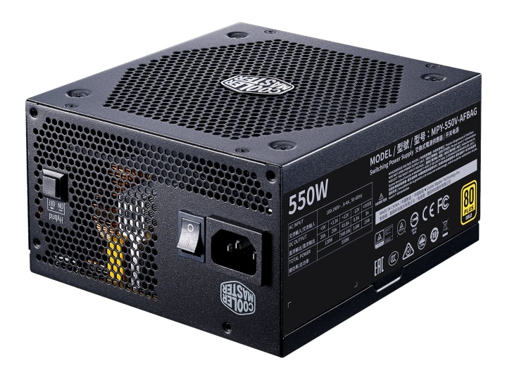 Cooler Master V Series V550 Guld - V2 Strömförsörjning 550Watt i gruppen DATORER & KRINGUTRUSTNING / Datorkomponenter / Nätaggregat/PSU hos TP E-commerce Nordic AB (C62008)