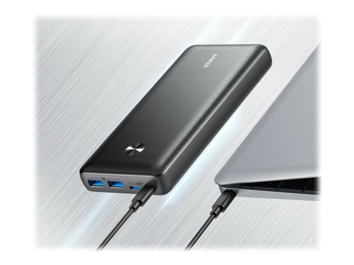 Anker PowerCore III Elite 25600 Powerbank 25600mAh Svart i gruppen SMARTPHONE & SURFPLATTOR / Laddare & Kablar / Powerbanks hos TP E-commerce Nordic AB (C62070)