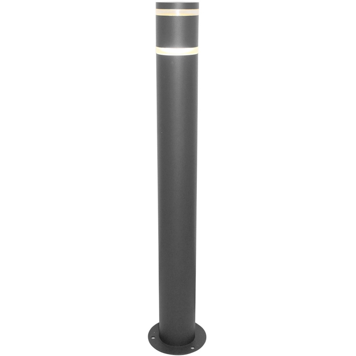 Llitt Nils Bollard Pollare 80cm E27-sockel IP44 Antracit i gruppen HEM, HUSHÅLL & TRÄDGÅRD / El & Belysning / Utomhusbelysning / Trädgårdsbelysning hos TP E-commerce Nordic AB (C62113)