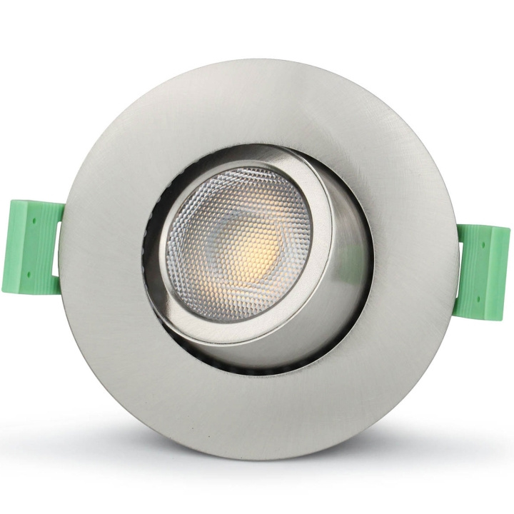 Llitt Sanna Dimbar Infälld downlight 3000K/4000K 520lm IP65 1-pack Borstad stål i gruppen HEMELEKTRONIK / Belysning / Taklampor hos TP E-commerce Nordic AB (C62148)