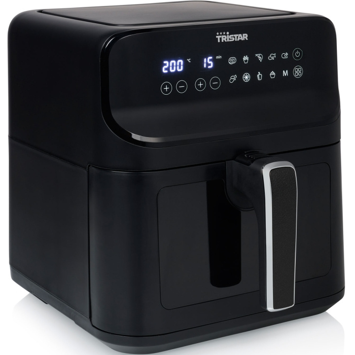 Tristar Varmluftsfritös med fönster 6,2L 1350W - FR-9037 i gruppen HEM, HUSHÅLL & TRÄDGÅRD / Hushållsmaskiner / Airfryers & fritöser hos TP E-commerce Nordic AB (C62185)