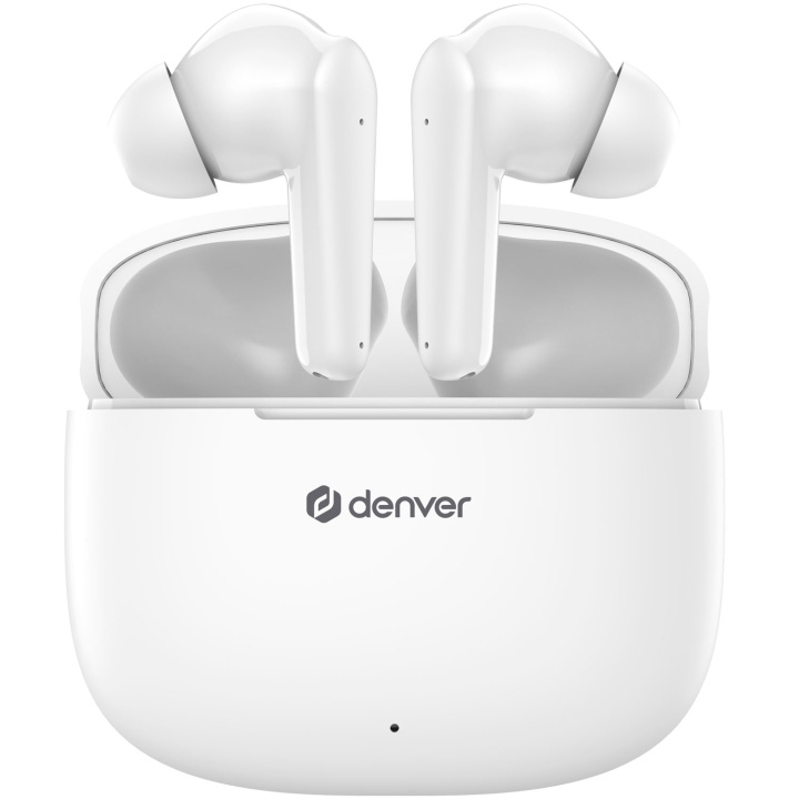 Denver TWE-48W True wireless Bluetooth hörlur med laddetui i gruppen HEMELEKTRONIK / Ljud & Bild / Hörlurar & Tillbehör / Hörlurar hos TP E-commerce Nordic AB (C62196)