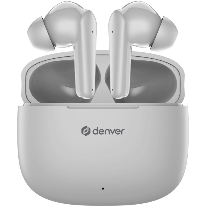 Denver Hörlurar In-Ear TWS 6h TWE-48GR Grå i gruppen HEMELEKTRONIK / Ljud & Bild / Hörlurar & Tillbehör / Hörlurar hos TP E-commerce Nordic AB (C62199)