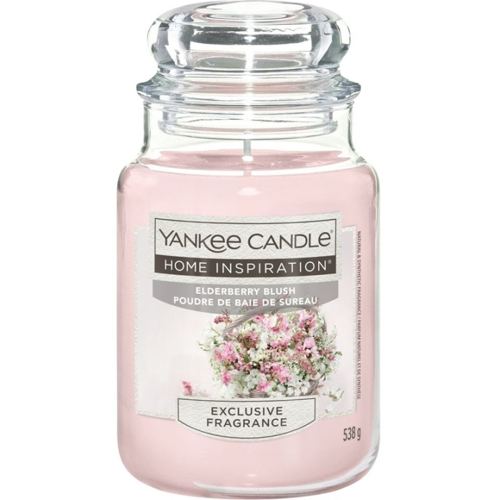 Yankee Candle Home Inspiration Large Elderberry Blush 538g i gruppen SKÖNHET & HÄLSA / Doft & Parfym / Övrig doft / Doftljus hos TP E-commerce Nordic AB (C62255)