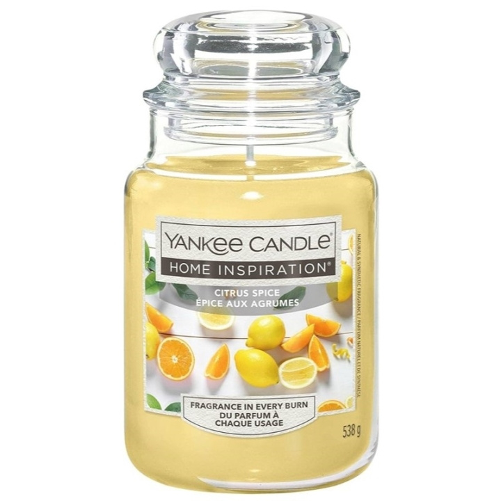 Yankee Candle Home Inspiration Large Citrus Spice 538g i gruppen SKÖNHET & HÄLSA / Doft & Parfym / Övrig doft / Doftljus hos TP E-commerce Nordic AB (C62256)