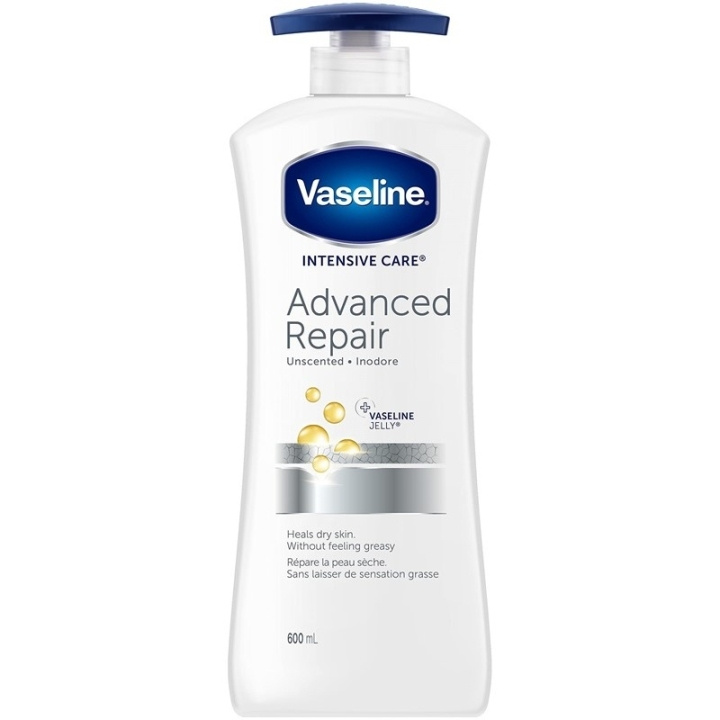 Vaseline Advanced Repair Body Lotion 600ml i gruppen SKÖNHET & HÄLSA / Hudvård / Kroppsvård / Body lotion hos TP E-commerce Nordic AB (C62261)