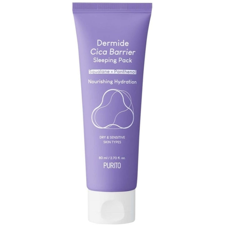 Purito Dermide Cica Barrier Sleeping Pack 80ml i gruppen SKÖNHET & HÄLSA / Hudvård / Ansiktsvård / Masker hos TP E-commerce Nordic AB (C62276)