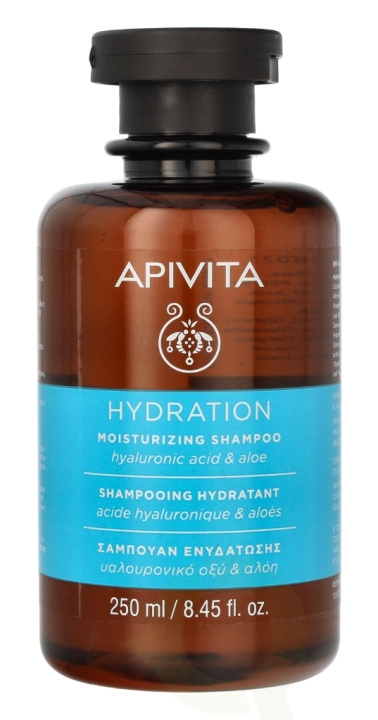 Apivita Moisturizing Shampoo 250 ml Hyalorinic Acid & Aloe i gruppen SKÖNHET & HÄLSA / Hår & Styling / Hårvårdsprodukter / Schampo hos TP E-commerce Nordic AB (C62429)