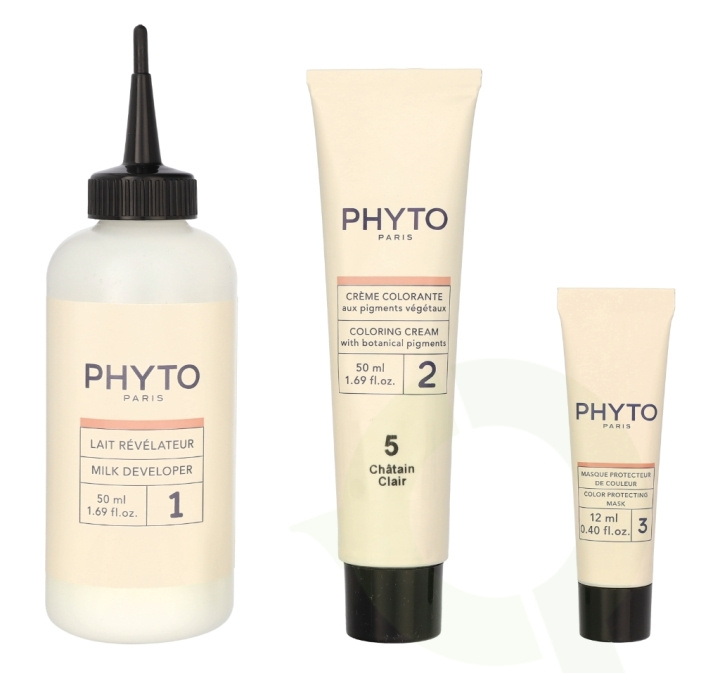 Phyto Phytocolor Permanent Color 112 ml #05 Light Brown i gruppen SKÖNHET & HÄLSA / Hår & Styling / Hårvårdsprodukter / Hårfärg / Hårfärg & Färgbomb hos TP E-commerce Nordic AB (C62437)