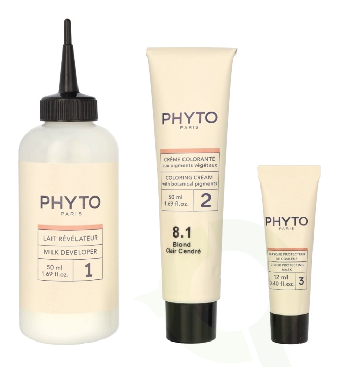 Phyto Phytocolor Permanent Color 112 ml 8.1 Blond Clair i gruppen SKÖNHET & HÄLSA / Hår & Styling / Hårvårdsprodukter / Hårfärg / Hårfärg & Färgbomb hos TP E-commerce Nordic AB (C62439)
