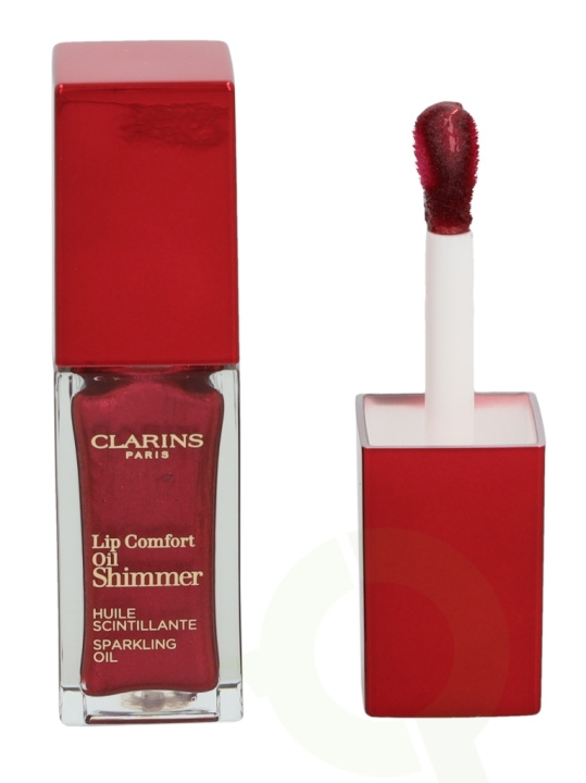 Clarins Lip Comfort Oil Shimmer 7 ml #08 Burgundy Wine i gruppen SKÖNHET & HÄLSA / Makeup / Läppar / Läppstift hos TP E-commerce Nordic AB (C62478)