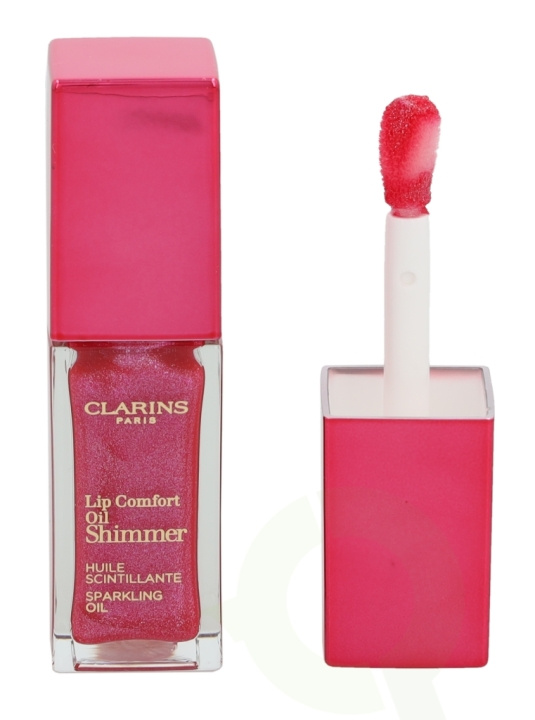 Clarins Lip Comfort Oil Shimmer 7 ml #04 Intense Pink Lady i gruppen SKÖNHET & HÄLSA / Makeup / Läppar / Läppstift hos TP E-commerce Nordic AB (C62479)