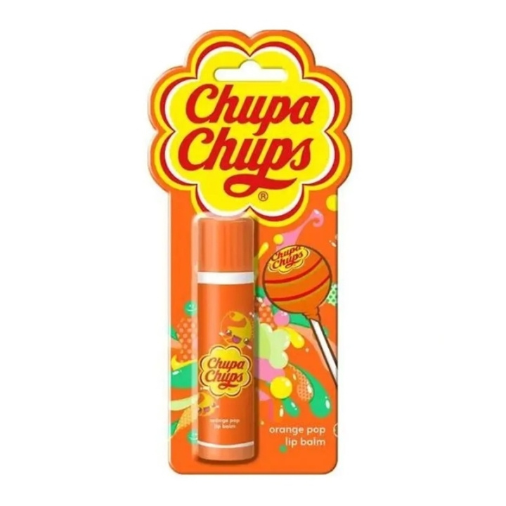 Lip Smacker Chupa Chups Lip Balm Juicy Orange i gruppen SKÖNHET & HÄLSA / Makeup / Läppar / Läppbalsam hos TP E-commerce Nordic AB (C62485)