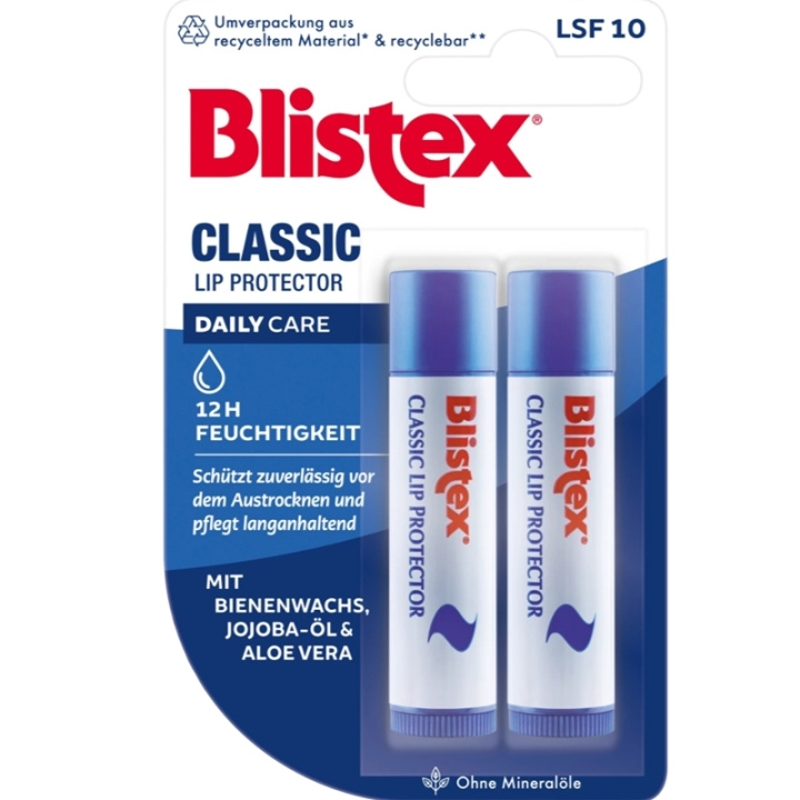 Blistex Lip Balm Classic 2x4g i gruppen SKÖNHET & HÄLSA / Makeup / Läppar / Läppbalsam hos TP E-commerce Nordic AB (C62486)