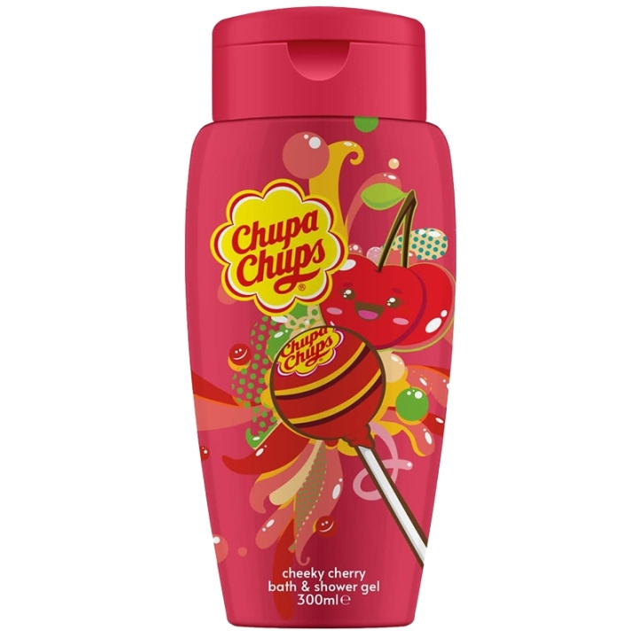 Chupa Chups Bath & Body Wash Cheeky Cherry 300ml i gruppen SKÖNHET & HÄLSA / Hudvård / Kroppsvård / Bad & Duschcreme hos TP E-commerce Nordic AB (C62488)