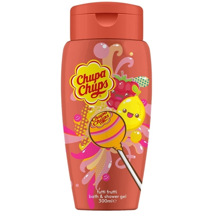 Chupa Chups Bath & Body Wash Tutti Frutti 300ml i gruppen SKÖNHET & HÄLSA / Hudvård / Kroppsvård / Bad & Duschcreme hos TP E-commerce Nordic AB (C62489)