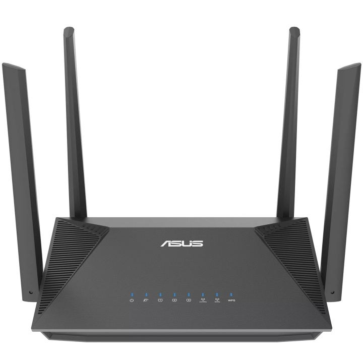 ASUS RT-AX52 AX1800 Dual-band trådlös router i gruppen DATORER & KRINGUTRUSTNING / Nätverk / Routrar hos TP E-commerce Nordic AB (C62579)