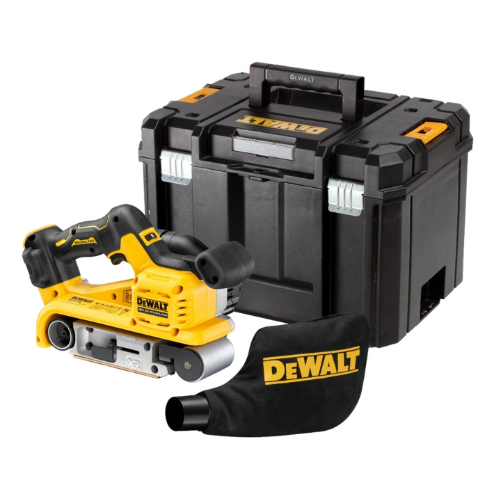 DeWALT DCW220NT-XJ 18V XR Bandslipmaskin Inget batteri i gruppen HEM, HUSHÅLL & TRÄDGÅRD / Verktyg / Slipmaskiner hos TP E-commerce Nordic AB (C62588)