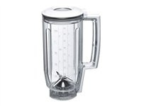 Bosch Blender Transparent vit i gruppen HEM, HUSHÅLL & TRÄDGÅRD / Hushållsmaskiner / Matberedare & Köksassistenter / Mixer & Blender hos TP E-commerce Nordic AB (C62593)