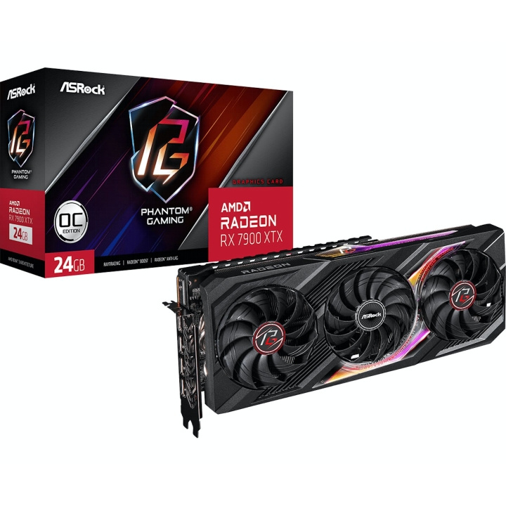 ASRock Radeon RX 7900 XTX Phantom Gaming OC 24GB GDDR6 PCI-Express Graphics Card i gruppen DATORER & KRINGUTRUSTNING / Datorkomponenter / Hårddiskar / SSD hos TP E-commerce Nordic AB (C62706)