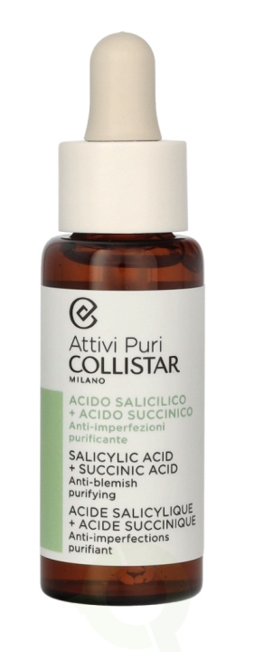 Collistar Attivi Puri Salicylic Acid + Succinic Acid 30 ml i gruppen SKÖNHET & HÄLSA / Hudvård / Ansiktsvård / Serum Hud hos TP E-commerce Nordic AB (C62890)