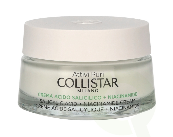 Collistar Attivi Puri Salicylic Acid + Niacinamide Cream 50 ml i gruppen SKÖNHET & HÄLSA / Hudvård / Ansiktsvård / Dagkräm hos TP E-commerce Nordic AB (C62891)