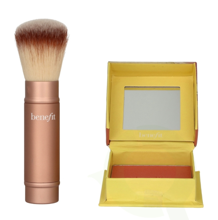 Benefit Cheek-End Getaway Set 6 g Shellie Blush 6gr/Multitasking Brush i gruppen SKÖNHET & HÄLSA / Presentkit / Presentkit För Henne hos TP E-commerce Nordic AB (C62973)