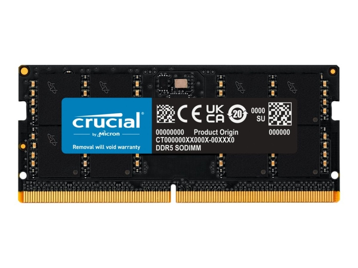 Crucial DDR5 32GB 5600MHz CL46 Non-ECC SO-DIMM 262-PIN i gruppen DATORER & KRINGUTRUSTNING / Datorkomponenter / RAM-minnen / DDR5 hos TP E-commerce Nordic AB (C63071)