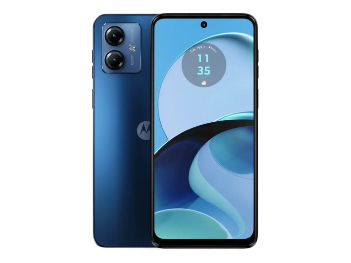 Motorola Moto G14 6.5 128GB Himmelblå i gruppen SMARTPHONE & SURFPLATTOR / Mobiltelefoner & smartphones hos TP E-commerce Nordic AB (C63072)