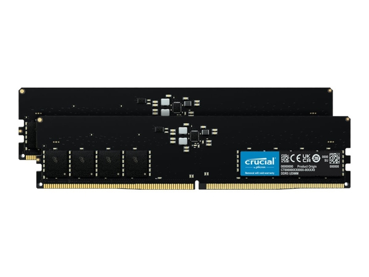 Crucial DDR5 64GB kit 4800MHz CL40 Non-ECC i gruppen DATORER & KRINGUTRUSTNING / Datorkomponenter / RAM-minnen / DDR5 hos TP E-commerce Nordic AB (C63216)