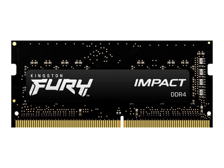 Kingston FURY Impact DDR4 32GB kit 2666MHz CL15 Ikke-ECC SO-DIMM 260-PIN i gruppen DATORER & KRINGUTRUSTNING / Datorkomponenter / RAM-minnen / DDR4 SoDimm hos TP E-commerce Nordic AB (C63230)