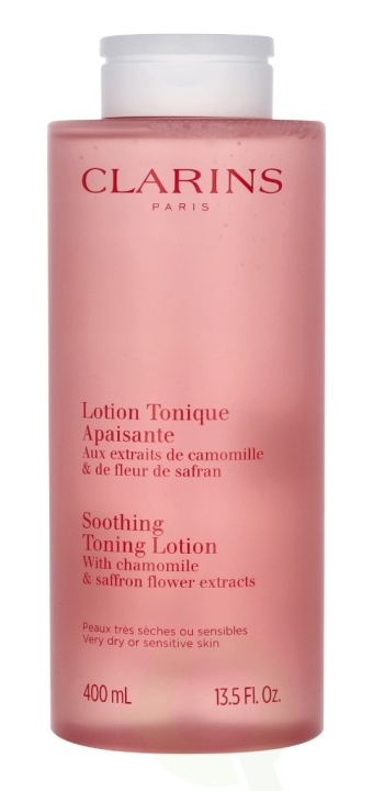 Clarins Soothing Toning Lotion 400 ml i gruppen SKÖNHET & HÄLSA / Hudvård / Ansiktsvård / Rengöring hos TP E-commerce Nordic AB (C63448)