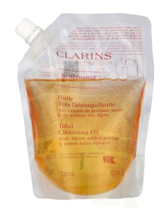 Clarins Total Cleansing Oil Eco Refill 300 ml i gruppen SKÖNHET & HÄLSA / Hudvård / Ansiktsvård / Rengöring hos TP E-commerce Nordic AB (C63457)