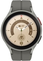 Samsung Galaxy Watch 5 Pro 45mm - Grå Titan i gruppen SPORT, FRITID & HOBBY / Smartwatch & Aktivitetsarmband / Smartwatches hos TP E-commerce Nordic AB (C63527)